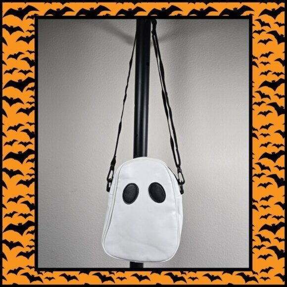 🎃 White Ghost Crossbody Bag (NWOT) - Picture 1 of 16